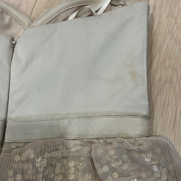 BCBG Mini Drew. Champagne and Gold Sequence. Size 4 - Picture 4 of 8